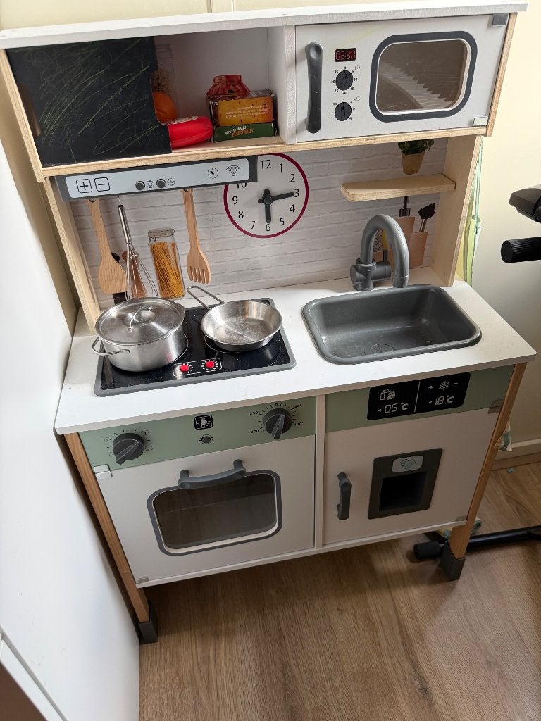 Keuken, Kinderen en Baby's, Speelgoed | Speelkeukens, Ophalen, Zo goed als nieuw, Hout, Speelkeuken