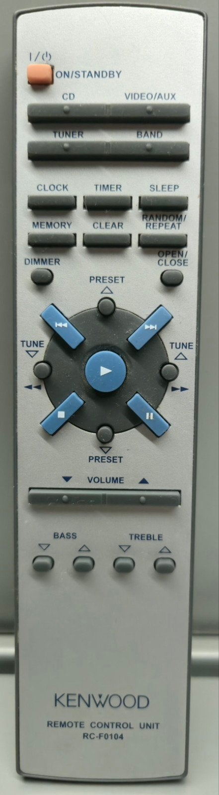 Kenwood RC-F0104 Afstandsbediening, Ophalen of Verzenden, Gebruikt, Origineel, Receiver of Versterker