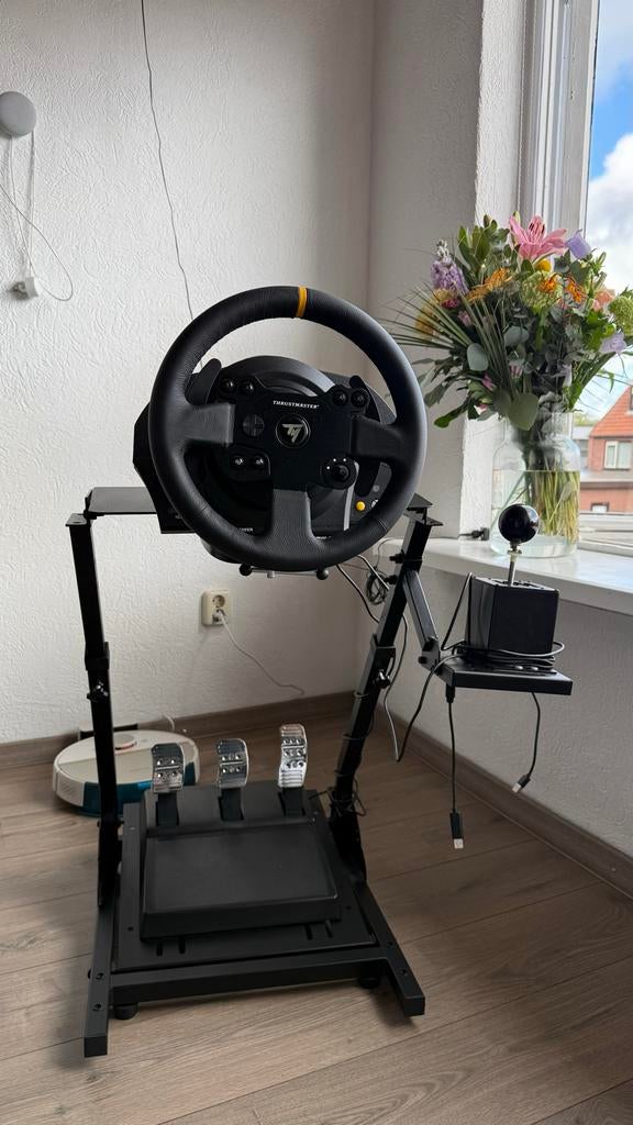 Sim racing setup Thrustmaster TX Leather Edition, Spelcomputers en Games, Games | Overige, Zo goed als nieuw, Racen en Vliegen