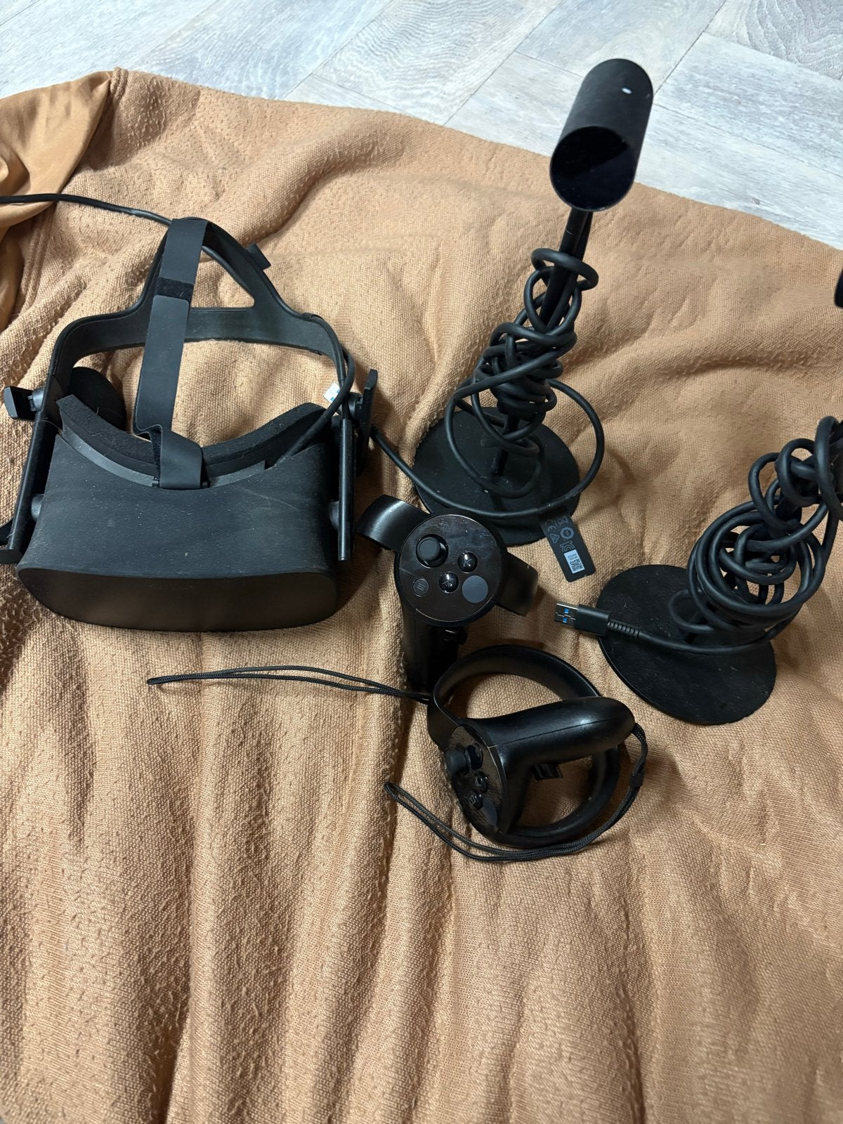 Oculus VR-bril met accessoires, Ophalen of Verzenden, Gebruikt, VR-bril, Pc