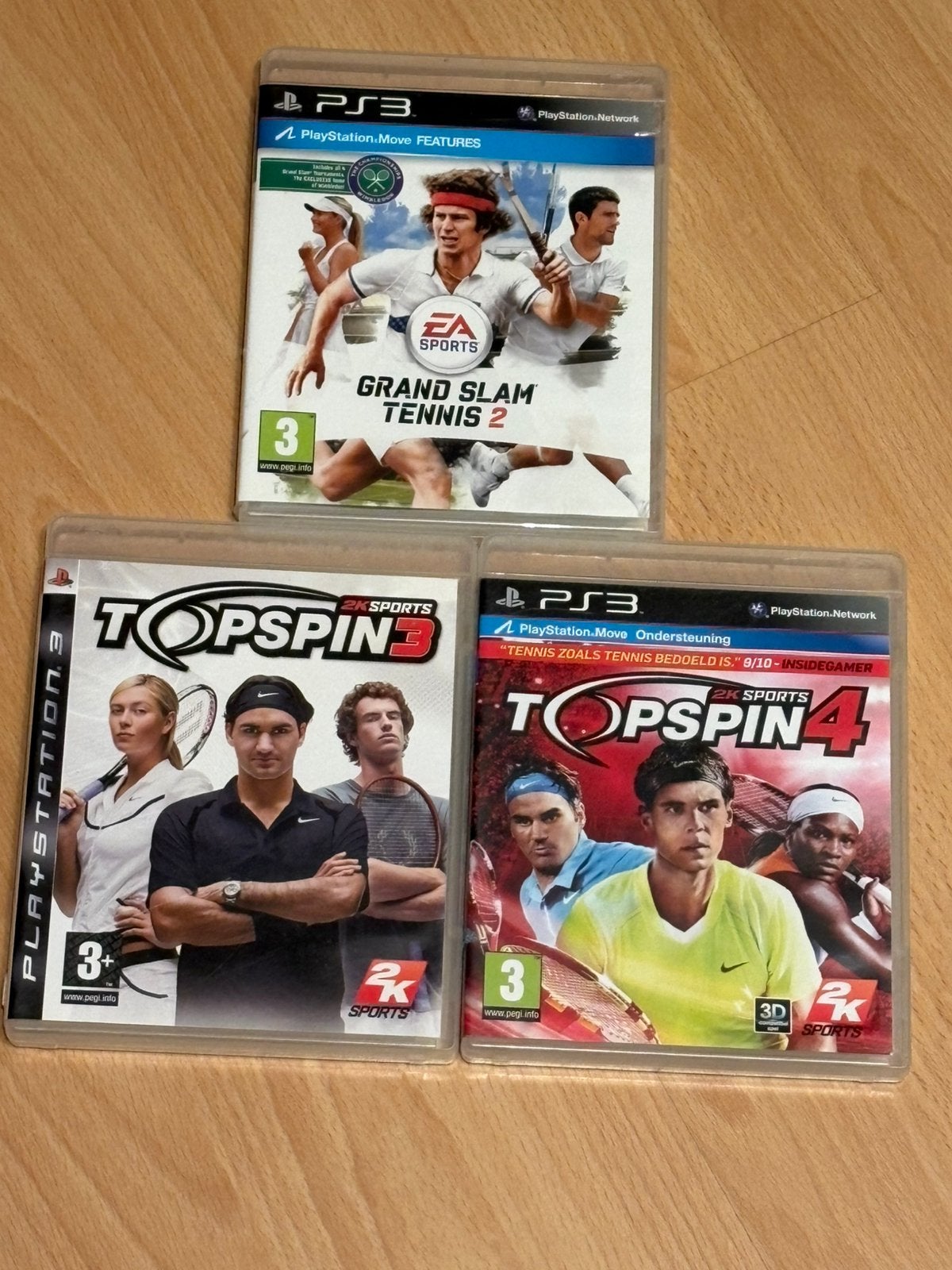 Ps3 3x Tennis, Gebruikt, Ophalen of Verzenden, Sport, 3 spelers of meer