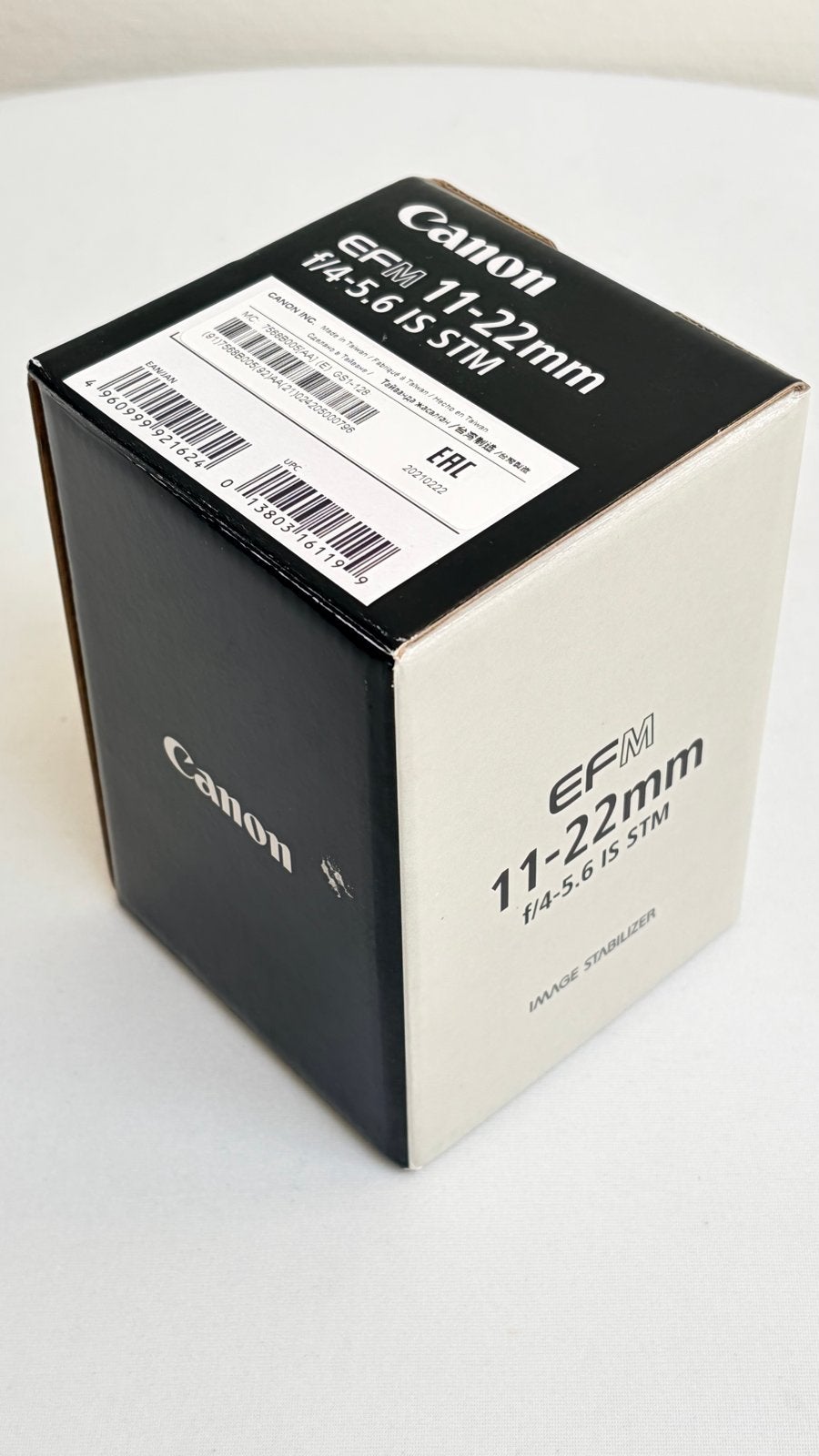 Canon EFM 11-22mm f/4-5.6 IS STM Groothoeklens met zonnekap, Canon, Autofocus, Nieuw, 11 mm