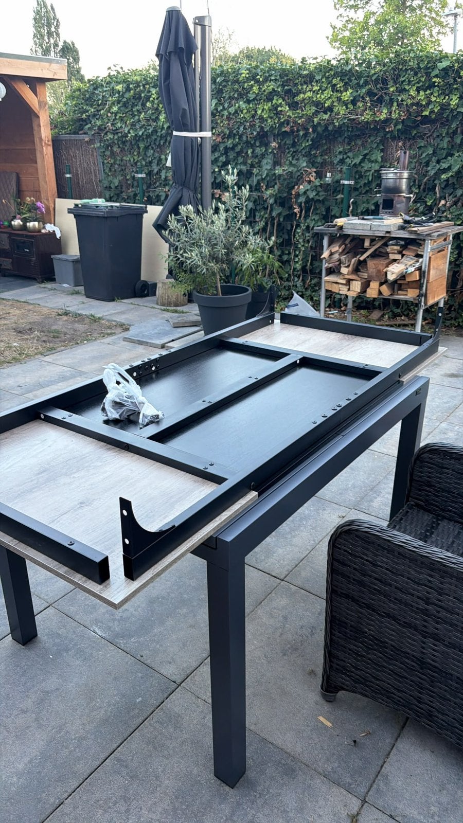 Bureau tafel, Metaal, Zo goed als nieuw, Computerbureau, Meerkleurig