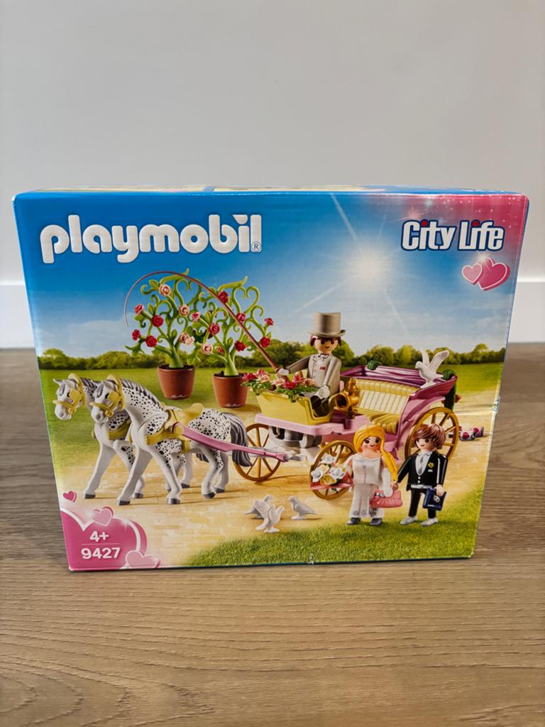 Playmobil City Life Bruiloft Koets 9427, Ophalen of Verzenden, Zo goed als nieuw