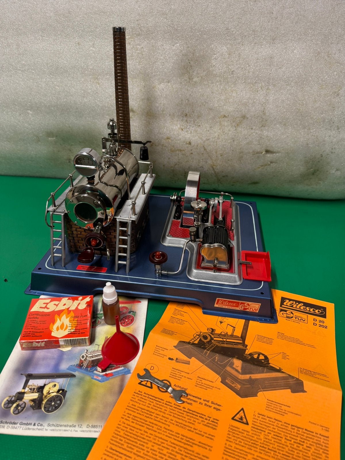 Stoommachine Wilesco D20, Ophalen of Verzenden, Zo goed als nieuw, Groter dan 1:32