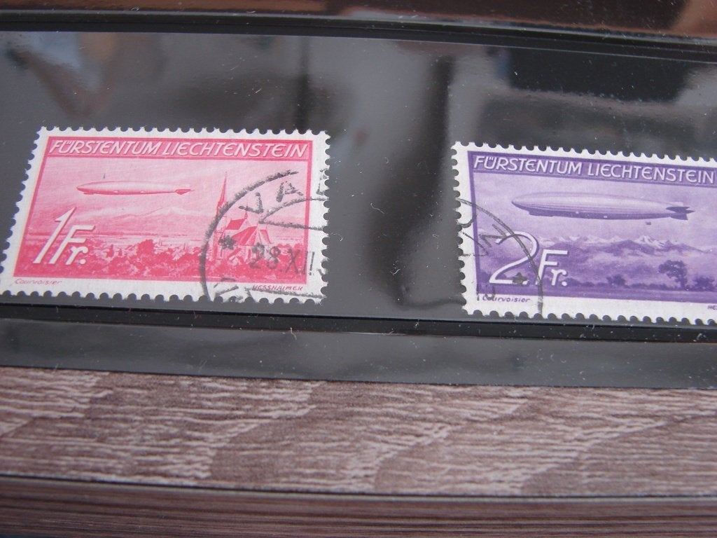 Liechtenstein nr 149--150 gebruikt, Ophalen of Verzenden, Buitenland