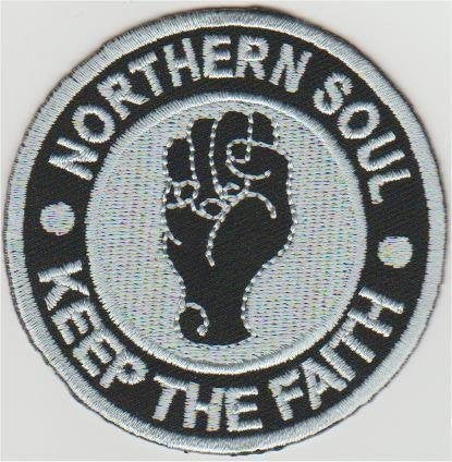 Northern Soul Keep the faith patch embleem #1, Verzenden, Nieuw, Kleding