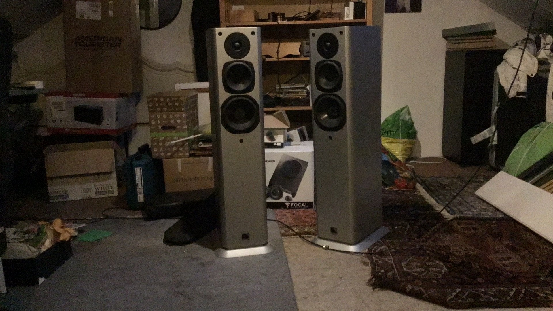 Phonar vloerstaanders P300 MK III UK, Vloerstaande luidspreker, Gebruikt, Inclusief kabels, Ophalen