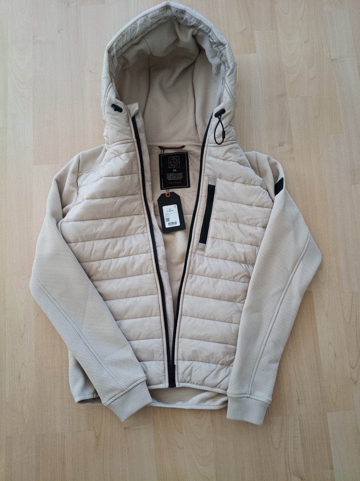 Hallinger jas met prijskaartje, beige, maat XS, Hallinger, Beige, Nieuw, Ophalen of Verzenden