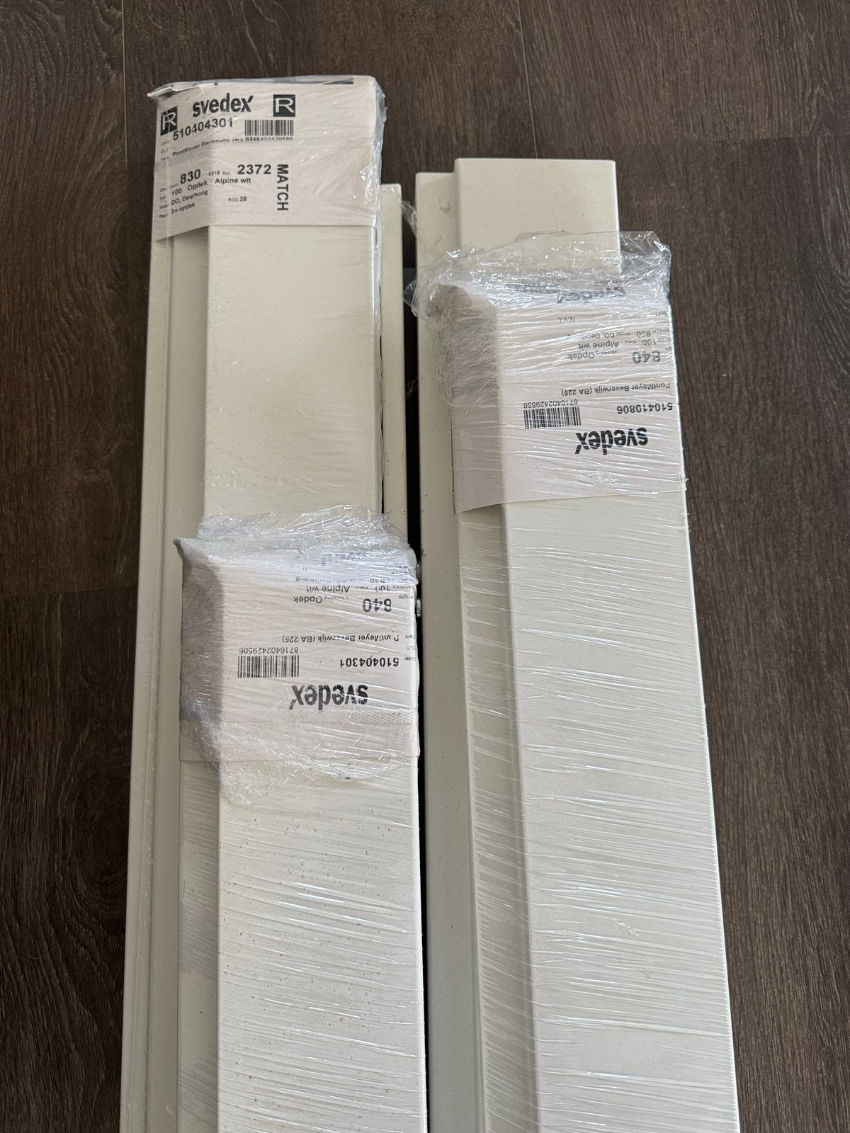 Svedex Match Stalen Kozijnen Wit Opdek 830x2315mm (2 stuks), 80 tot 100 cm, 215 cm of meer, Binnendeur, Ophalen of Verzenden