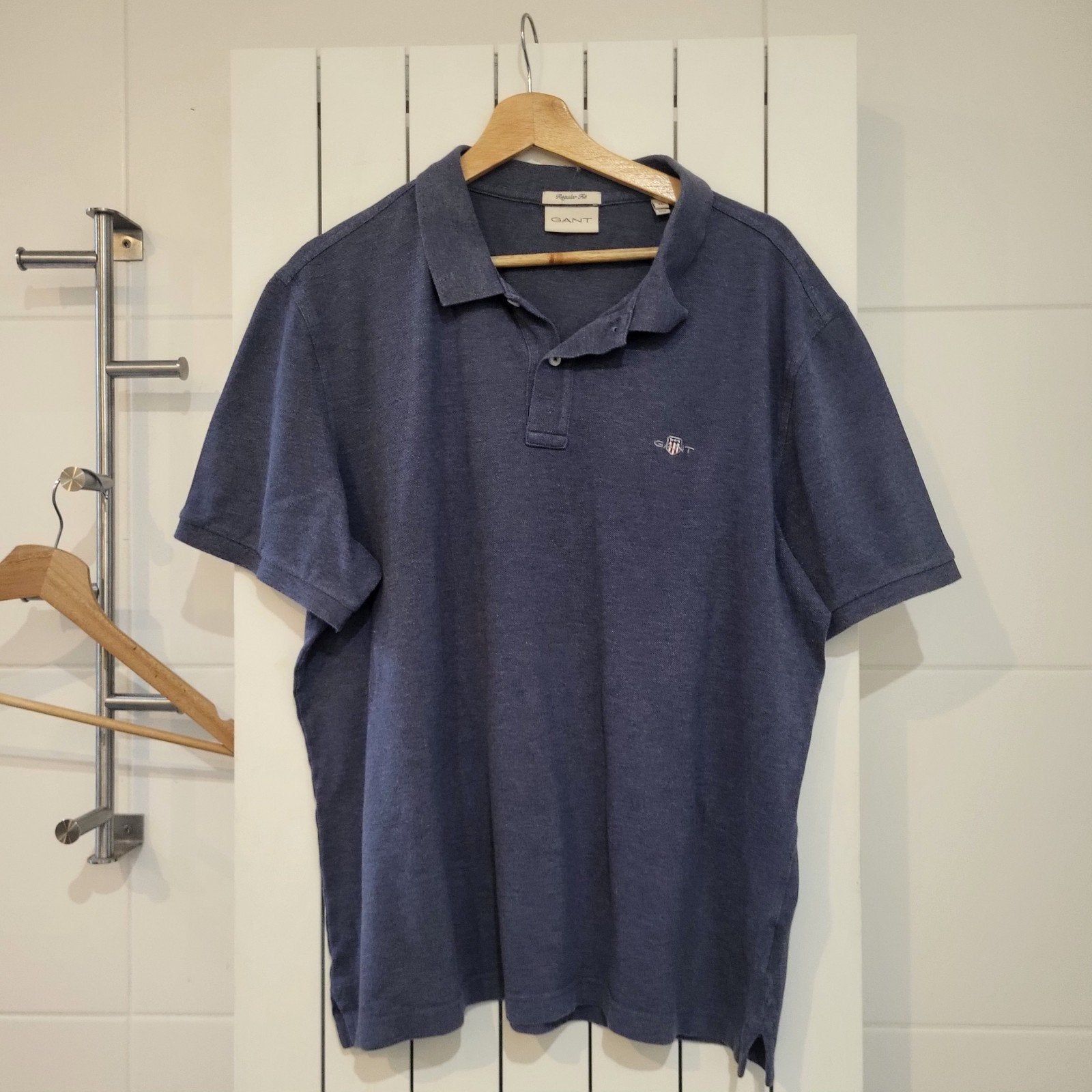 gant polo blauw maat Xl, Ophalen of Verzenden, Zo goed als nieuw, Maat 56/58 (XL), Blauw