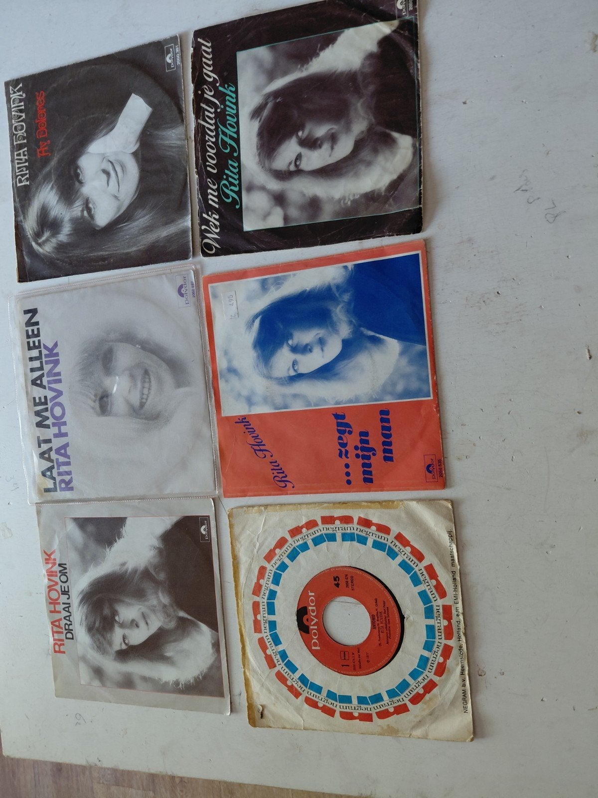 Rita Hovink Vinyl Singles Collectie - Pop Klassiekers, Gebruikt, 7 inch, Ophalen of Verzenden, Pop