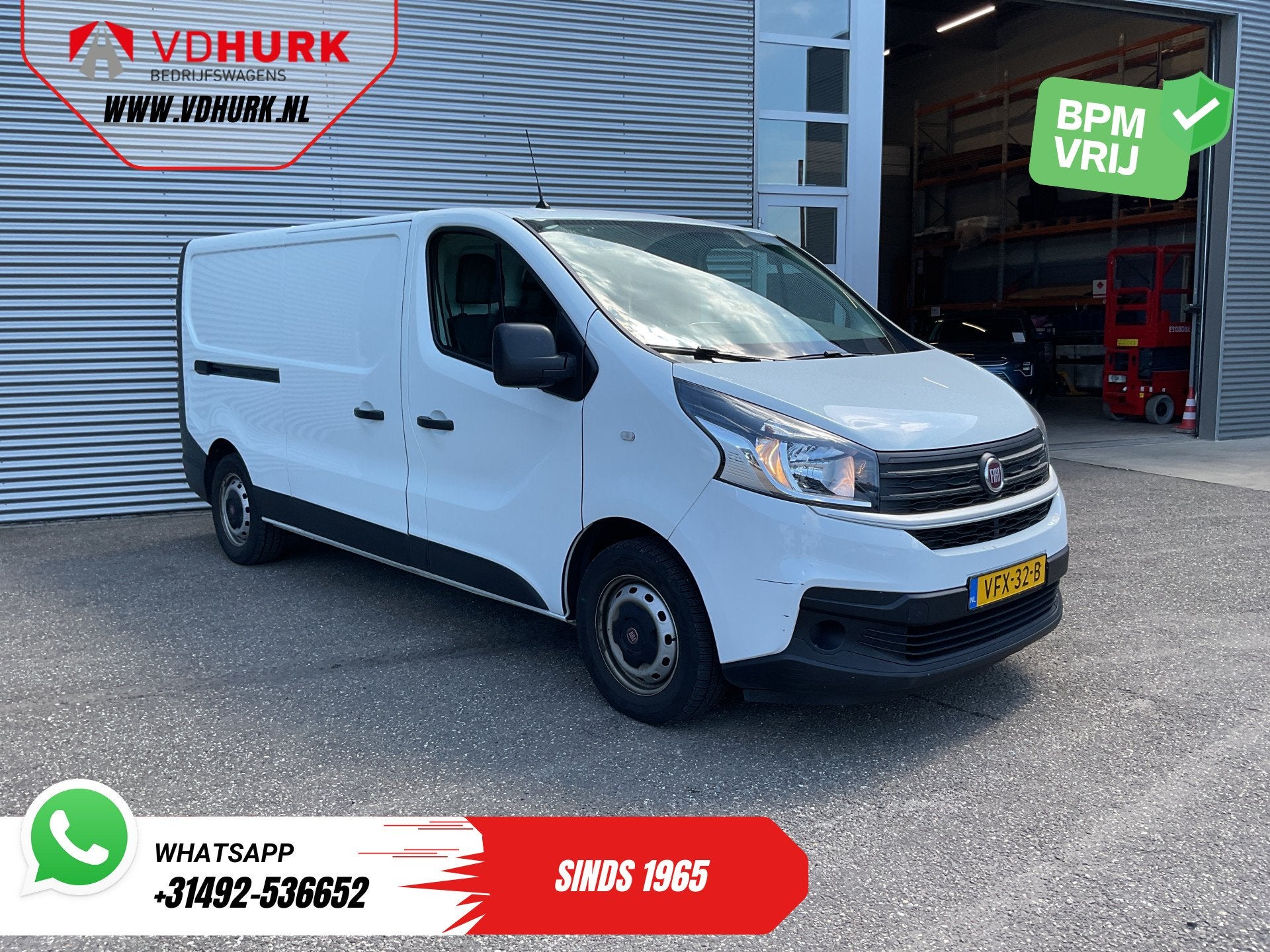 Fiat Talento 2.0 MJ 145 pk L2 Navi/ Cruise/ Airco/ PDC/ Trek, Voorwielaandrijving, 145 pk, Stof, Gebruikt