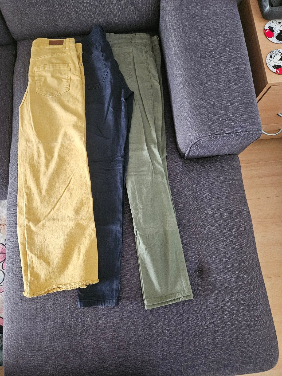 Diverse broeken 7.50 per broek, Zwart, Zo goed als nieuw, Lang, Ophalen