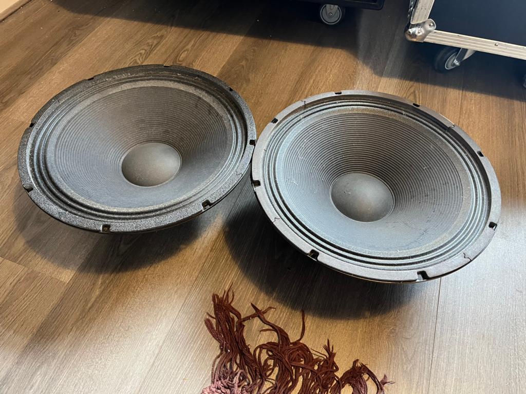Eminence Beta 15a 2x, Ophalen of Verzenden, Zo goed als nieuw, 120 watt of meer, Overige merken