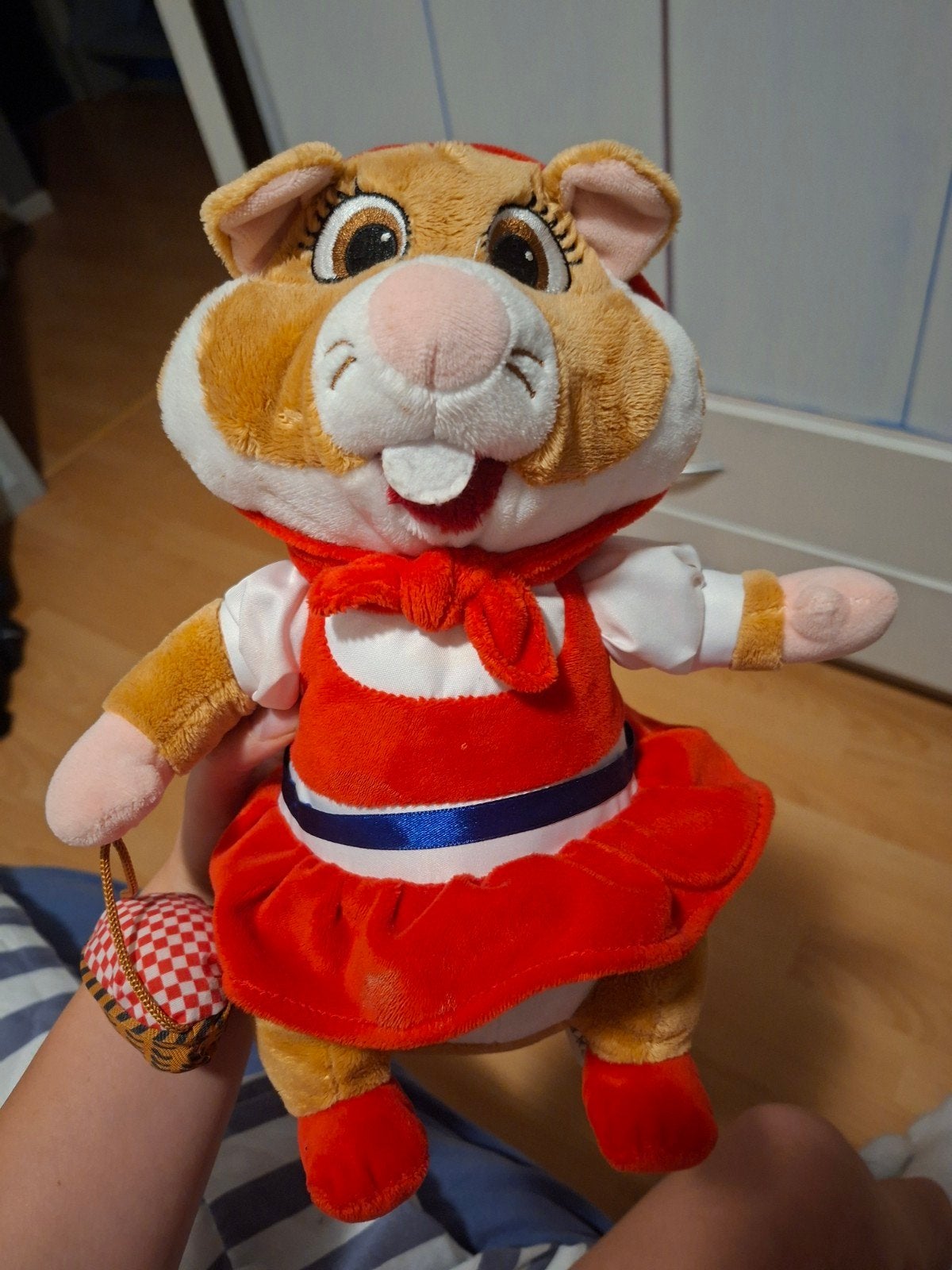 Efteling Roodkapje Hamster Knuffel Albert Heijn, Hamster, Zo goed als nieuw, Albert Heijn, Verzenden