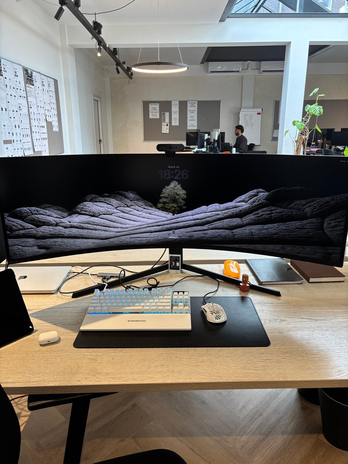 49inch Monitor Samsung Odysseney Curved, Ophalen, HDMI, Curved, Full HD