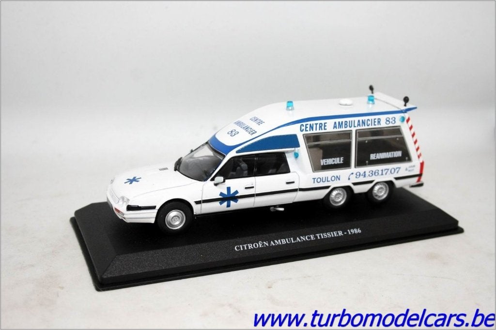 Citroen Ambulance Tissier 1986 1/43 Altaya, Ophalen of Verzenden, Nieuw, Auto, Overige merken