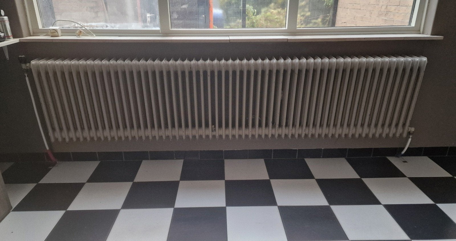 Set van 7 Ledenradiatoren, zware kwaliteit diverse secties, Ophalen, 30 tot 80 cm, Gebruikt, Radiator