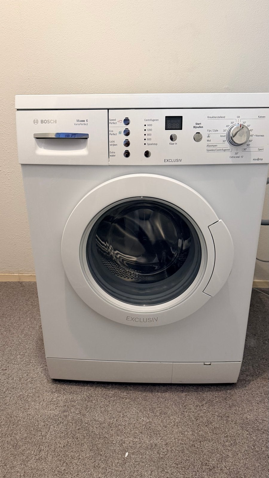 Bosch Maxx 6 VarioPerfect Wasmachine - Exclusiv, Witgoed en Apparatuur, Wasmachines, Gebruikt, Voorlader, 6 tot 8 kg, 85 tot 90 cm