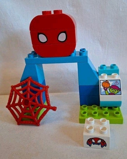 Duplo onderdelen Spiderman 10424, Ophalen of Verzenden, Duplo