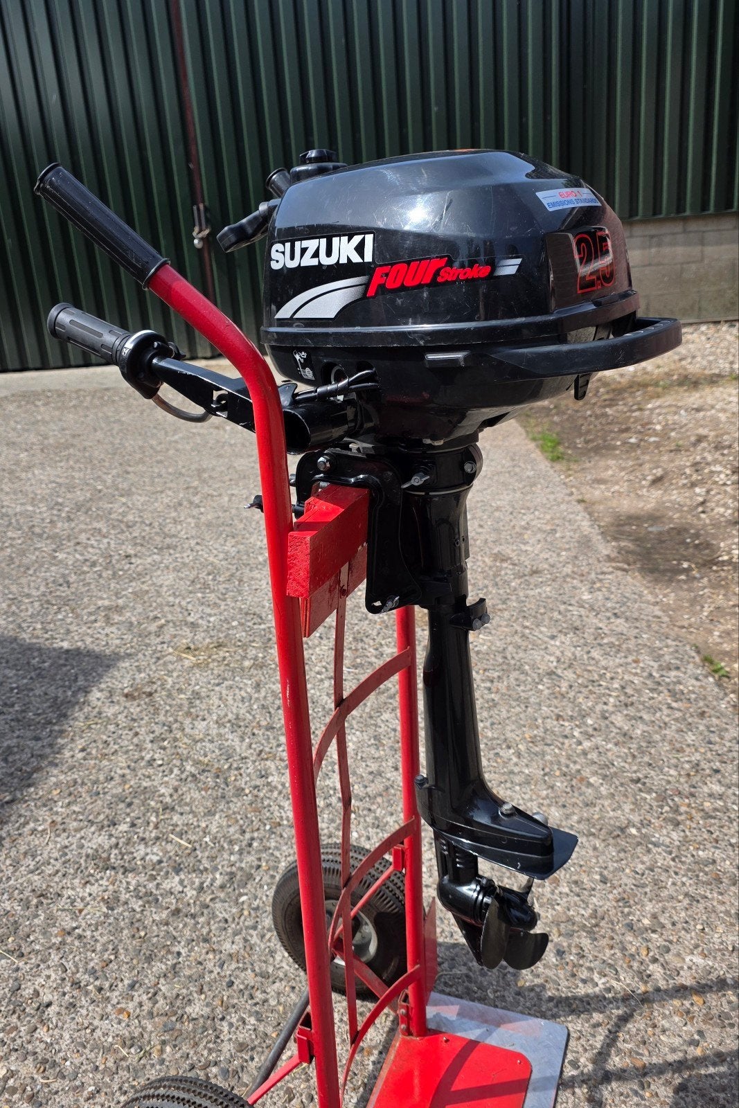Suzuki DF2.5 viertakt buitenboordmotor, Watersport en Boten, Buiten- en Binnenboordmotoren, Ophalen, Minder dan 5 pk, Viertaktmotor