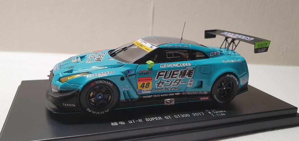 Ebbro Nissan GT-R GT300 2017 #48 1:43, Ophalen of Verzenden, Zo goed als nieuw, Auto, Overige merken