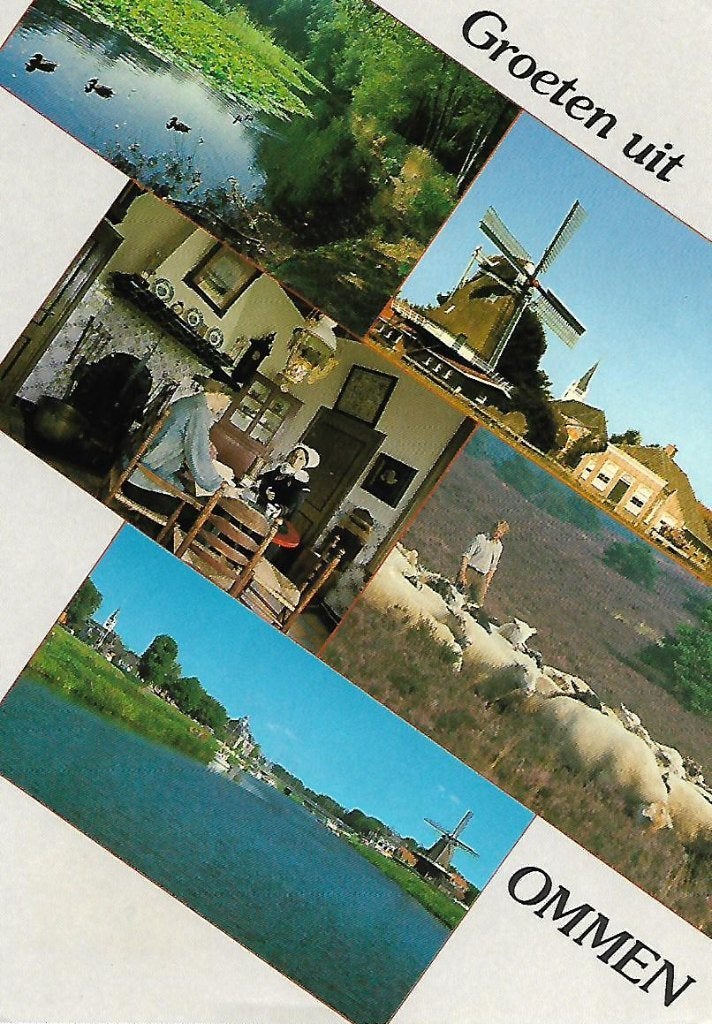 Ommen- -5-luik., Verzenden, 1980 tot heden, Gelopen, Overijssel