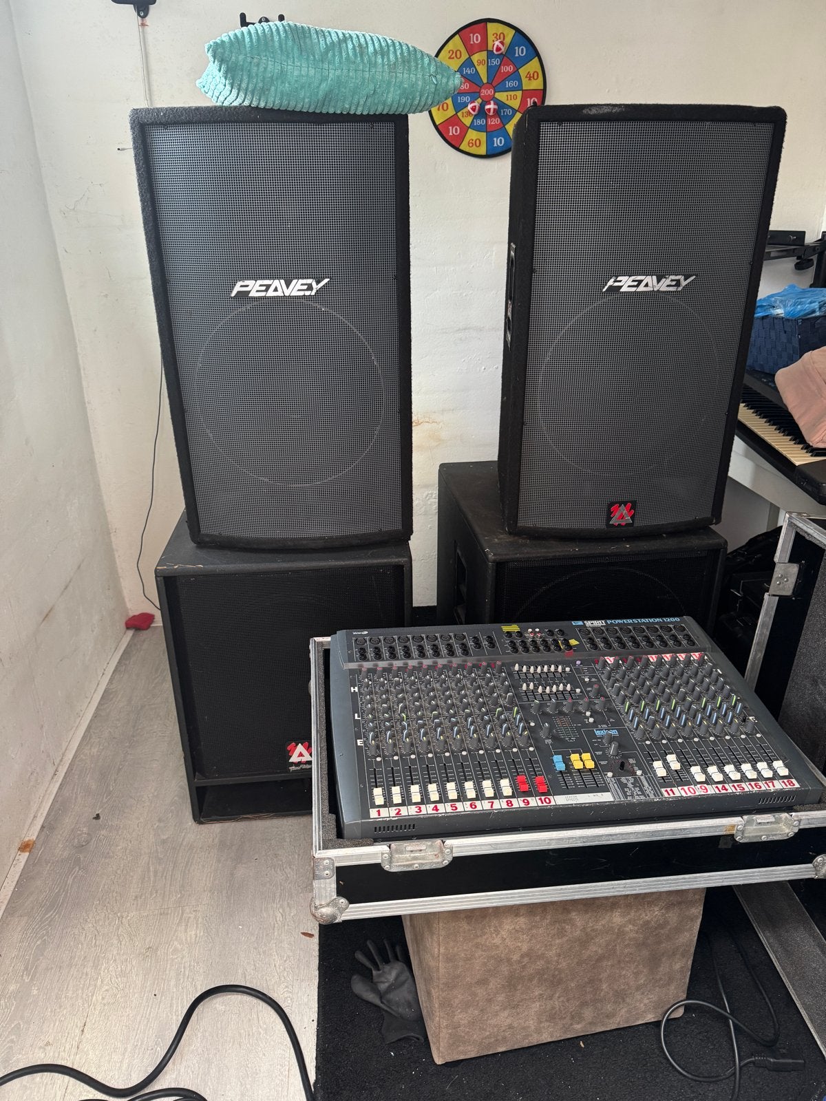 Peavey set compleet, Overige merken, Gebruikt, Inclusief kabels, Subwoofer