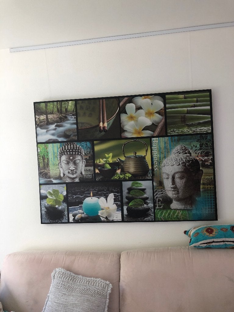 Canvas schilderij, Huis en Inrichting, Woonaccessoires | Schilderijen, Tekeningen en Foto's, Ophalen, 125 cm of meer, Zo goed als nieuw