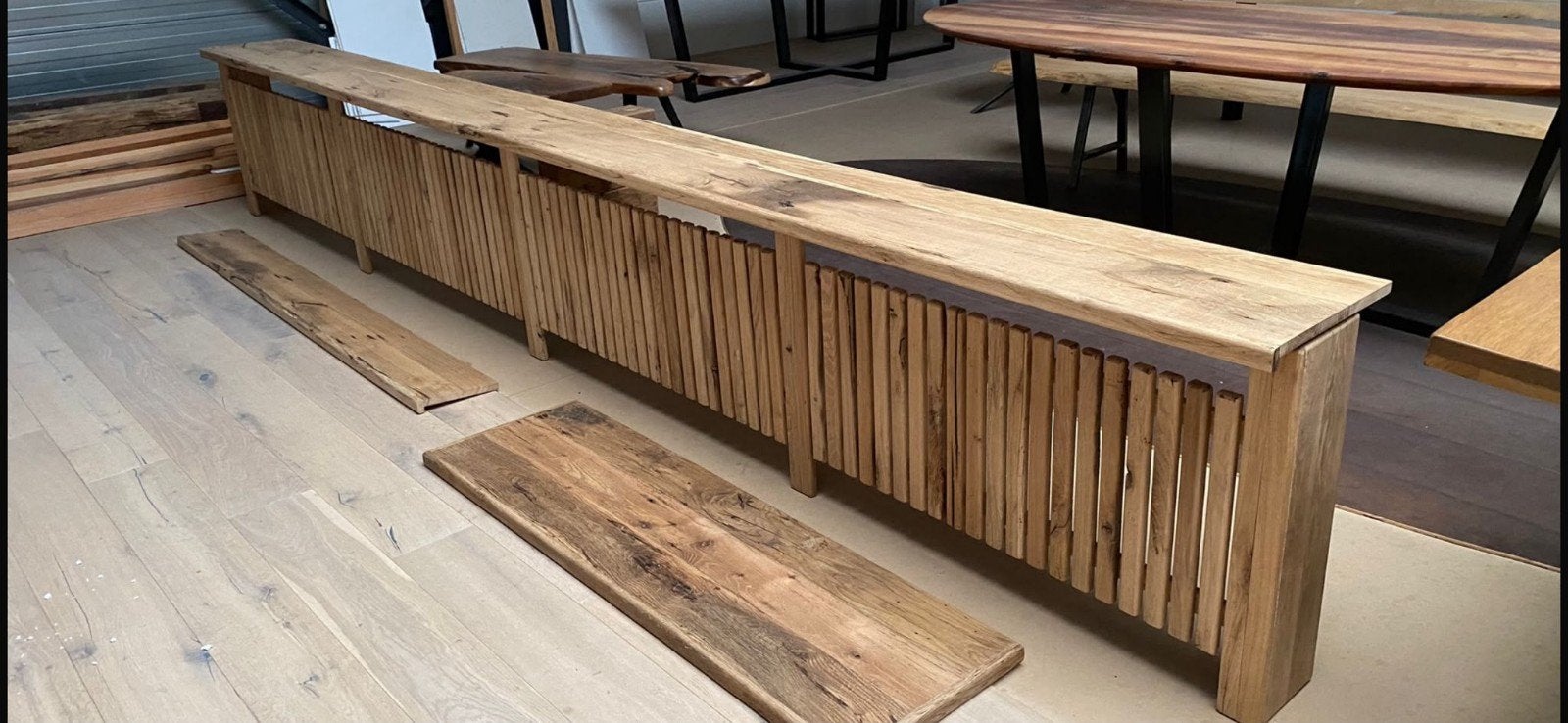 oude eiken latten | wandbekleding | lambrisering, Doe-het-zelf en Verbouw, Hout en Planken, Gebruikt, Minder dan 25 mm, Eiken
