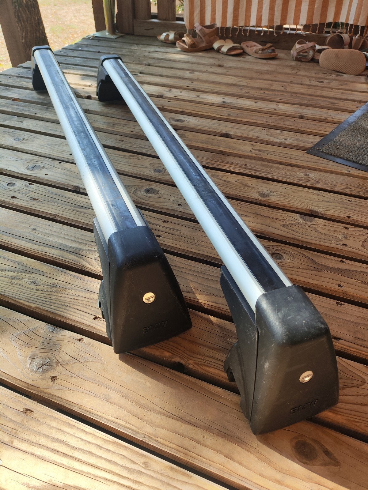 Originele BMW dakdragers 5 serie Touring G31/F11, Ophalen, Gebruikt