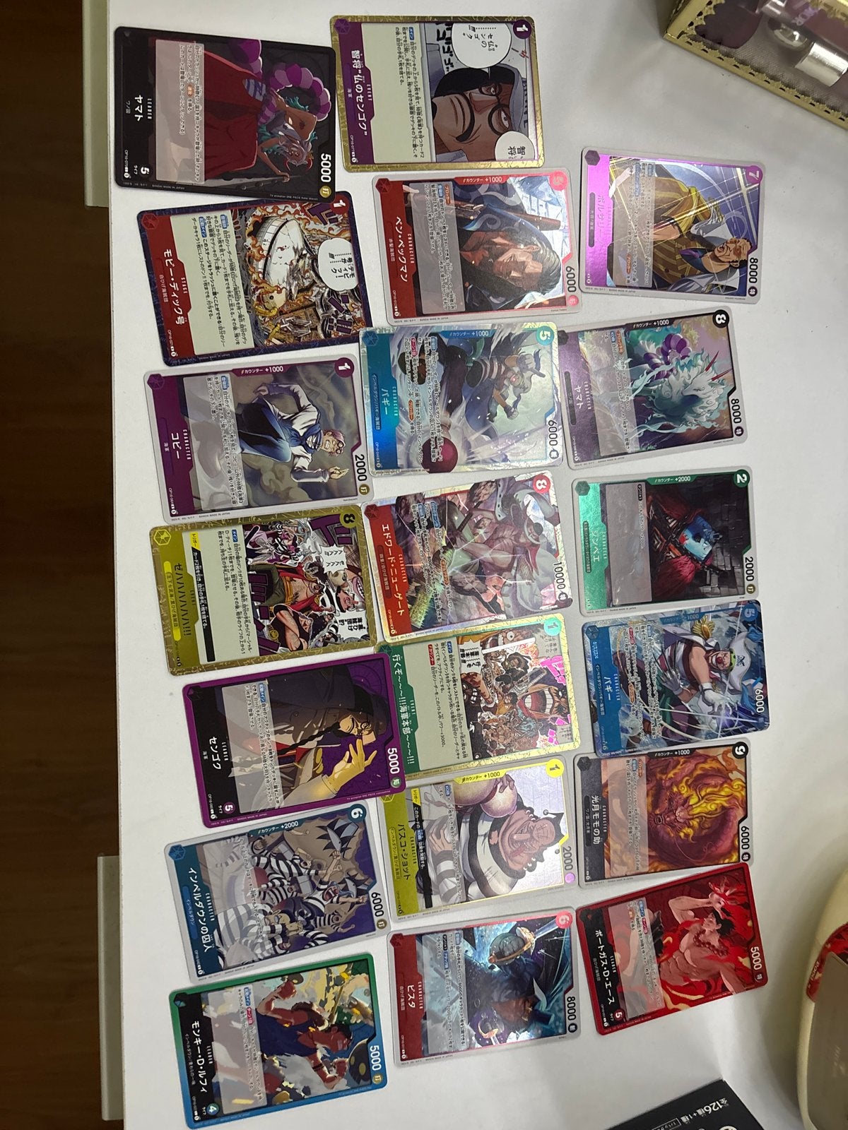 One Piece Kaarten Collectie - Diverse Karakters, Hobby en Vrije tijd, Verzamelkaartspellen | Overige, Verzenden, Nieuw, Meerdere kaarten