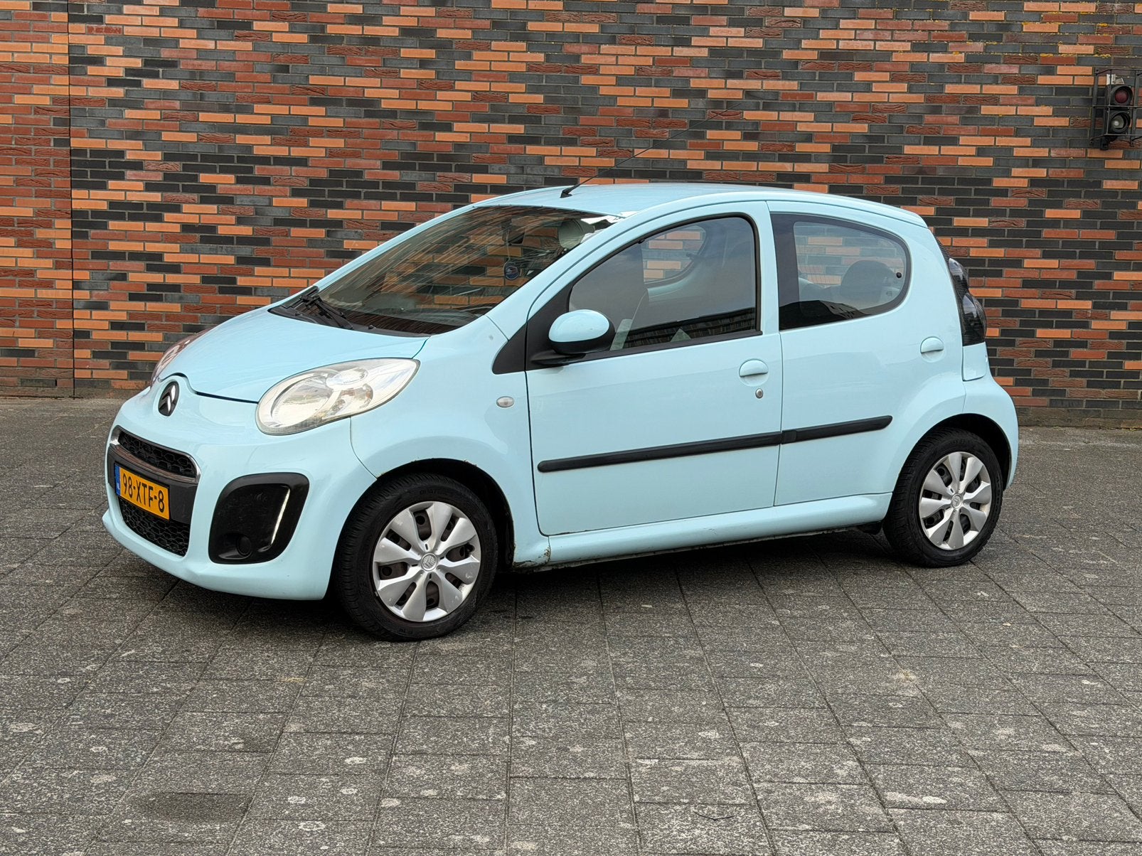 Citroën C1 1.0i 68PK 5D 2012 Blauw, Voorwielaandrijving, Stof, Zwart, C1