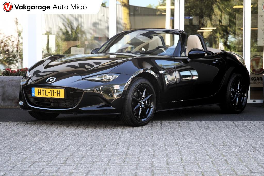 Mazda MX-5 1.5 SkyActiv-G 132 Kazari | NLD auto | 1e eigenaa, Keurmerk '100% Onderhouden', 12 maanden, Euro 6, 4 cilinders