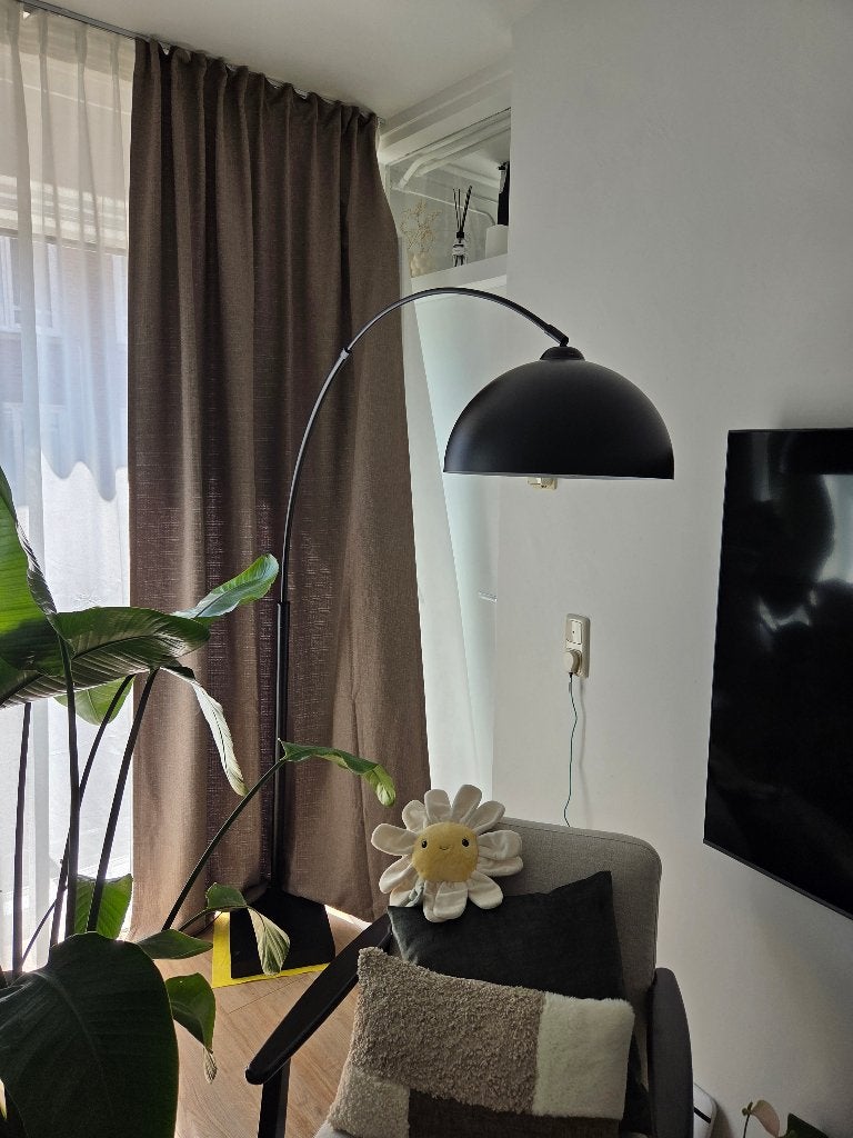 Vloerlamp (Karwei Zara), Huis en Inrichting, Lampen | Vloerlampen, Ophalen, 100 tot 150 cm, E27 (groot), Zo goed als nieuw