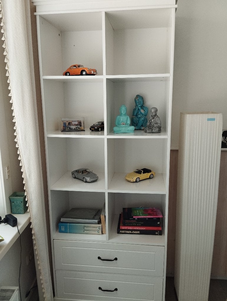 WITTE BOEKENKAST Z.G.A.N., Ophalen, Gebruikt, 50 tot 100 cm, 150 tot 200 cm