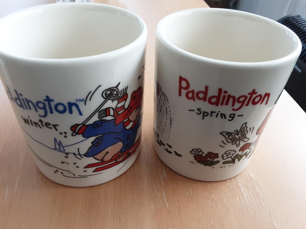 Paddington Beer Mokken - Winter & Lente Set, Ophalen, Keramiek, Zo goed als nieuw, Overige stijlen