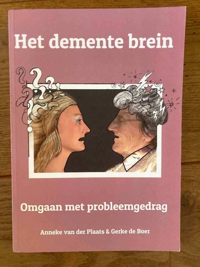 Boek Het demente brein, omgaan met probleemgedrag, Ophalen of Verzenden, Zo goed als nieuw, Cognitieve psychologie, Anneke van der plaat