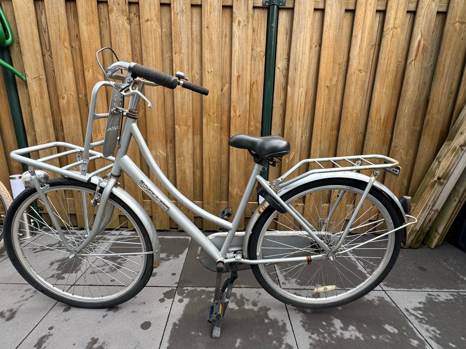Popal fiets met voordrager - Gebruikt, Fietsen en Brommers, Fietsen | Dames | Damesfietsen, Velgrem, 50 tot 53 cm, Ophalen, Overige merken