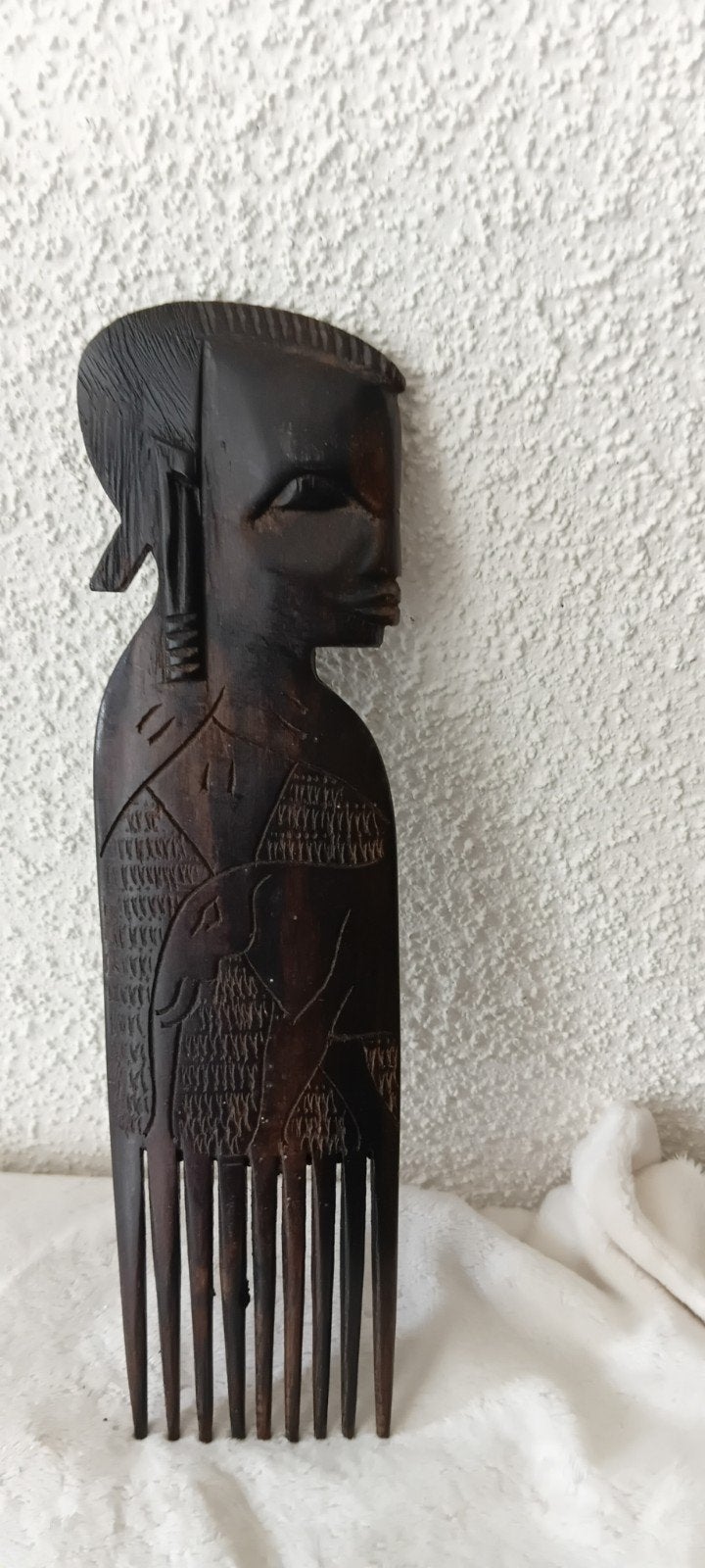Houten Afrikaanse kam, Ophalen of Verzenden
