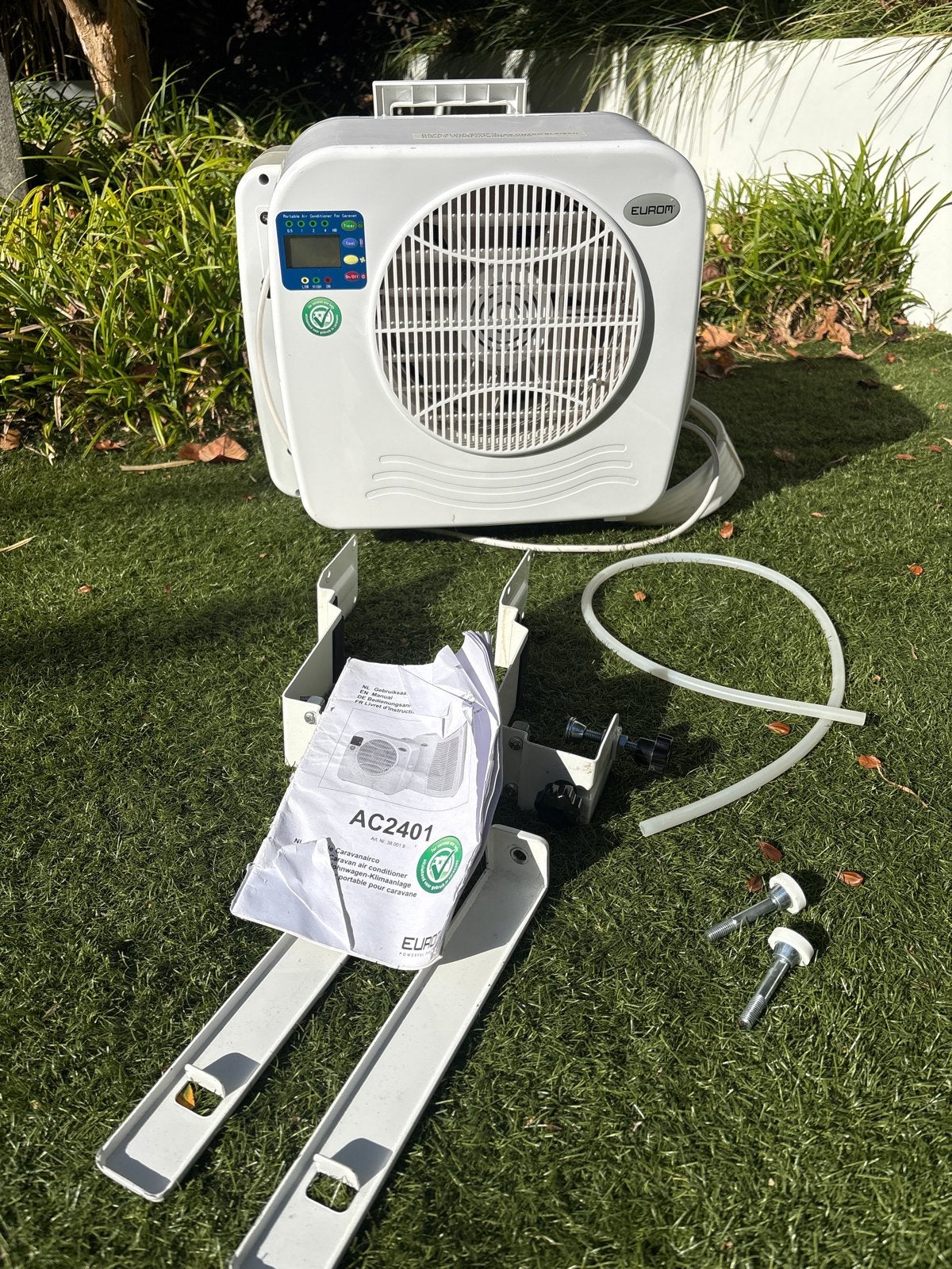 Eurom AC2401 Split unit airco voor kamperen, Ophalen, Gebruikt, Koelen en Ontvochtigen, Mobiele airco