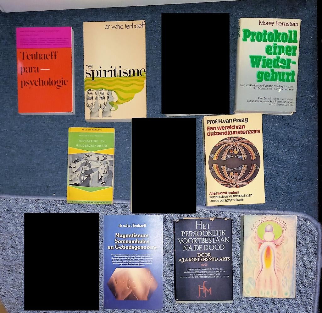 Paranormaal 8 boeken oa Tenhaeff Parapsychologie, Ophalen of Verzenden, Gelezen, Overige onderwerpen, Achtergrond en Informatie