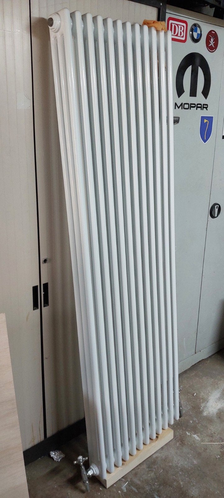 Kolomradiator CV Verticaal 3-Koloms Klassiek 180x56cm Wit, Ophalen, Radiator, Minder dan 60 cm, Zo goed als nieuw