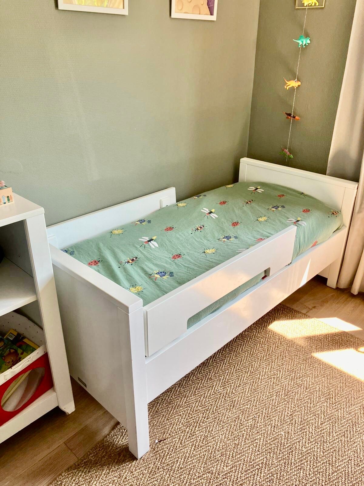 Bopita Jonna peuter/kleuter bed wit, Ophalen, Gebruikt, 70 tot 85 cm, 140 tot 160 cm