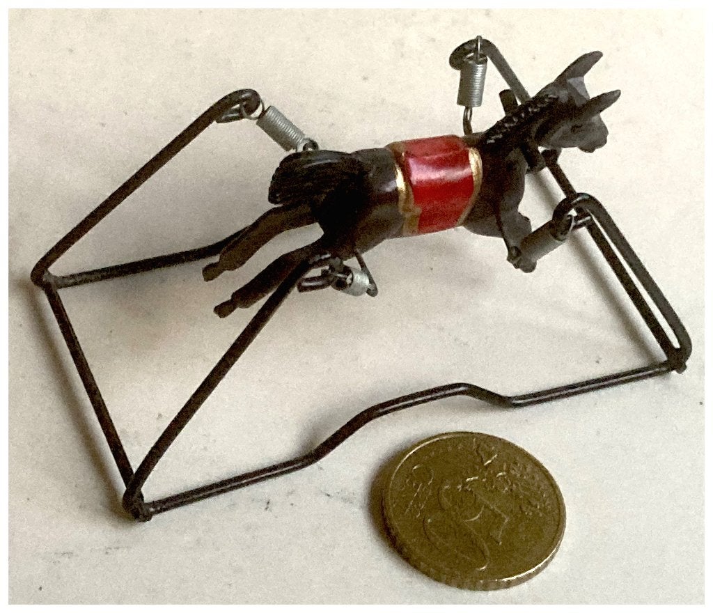 Vintage Schommelpaardje - Miniatuur Speelgoed, Verzenden, Gebruikt, Poppenhuis