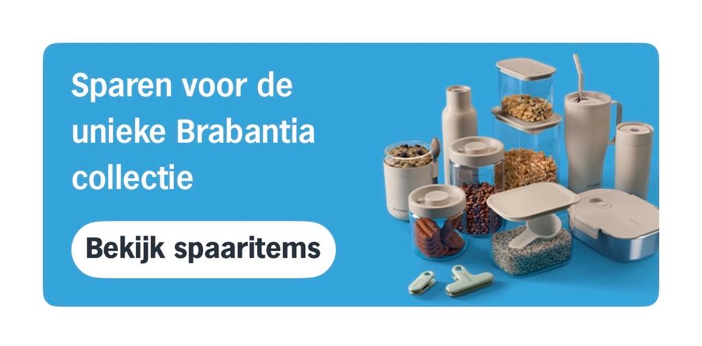 AH spaaractie Brabantia 1 volle spaarkaart + 14 punten, Albert Heijn, Ophalen