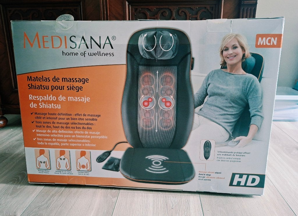 Shiatsu massagekussen, Sport en Fitness, Massageproducten, Ophalen, Zo goed als nieuw, Massagestoel of Kussen