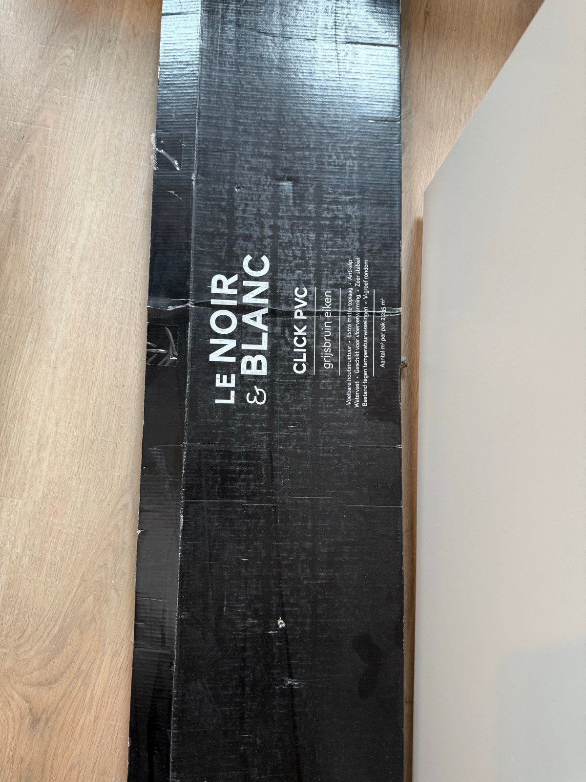 Le Noir & Blanc Click PVC Vloer - Grijsbruin Eiken (ca. 30 p, Ophalen, Gebruikt, Bruin, Overige typen