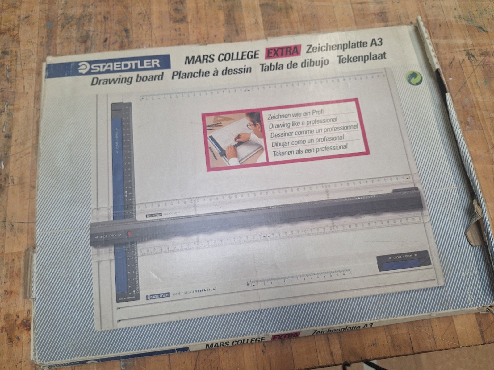 Staedtler Mars College Extra Tekenplaat A3 Tekenbord, Ophalen of Verzenden, Zo goed als nieuw, Minder dan 130 cm